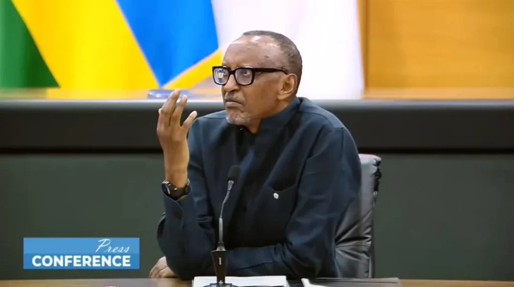 kagame on Washington Peace Deal