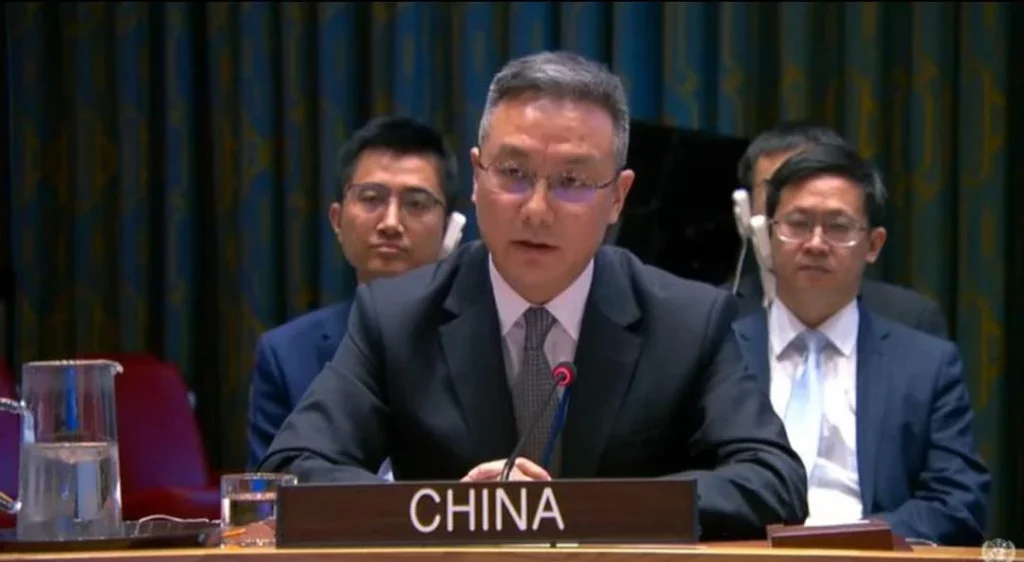 Sun Lei - China’s deputy permanent representative to the United Nations Security Council 