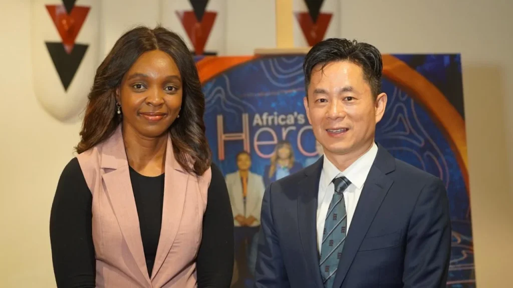 Peninah Karibe interviewed with Sun Lijun, President of Alibaba Philanthropy 