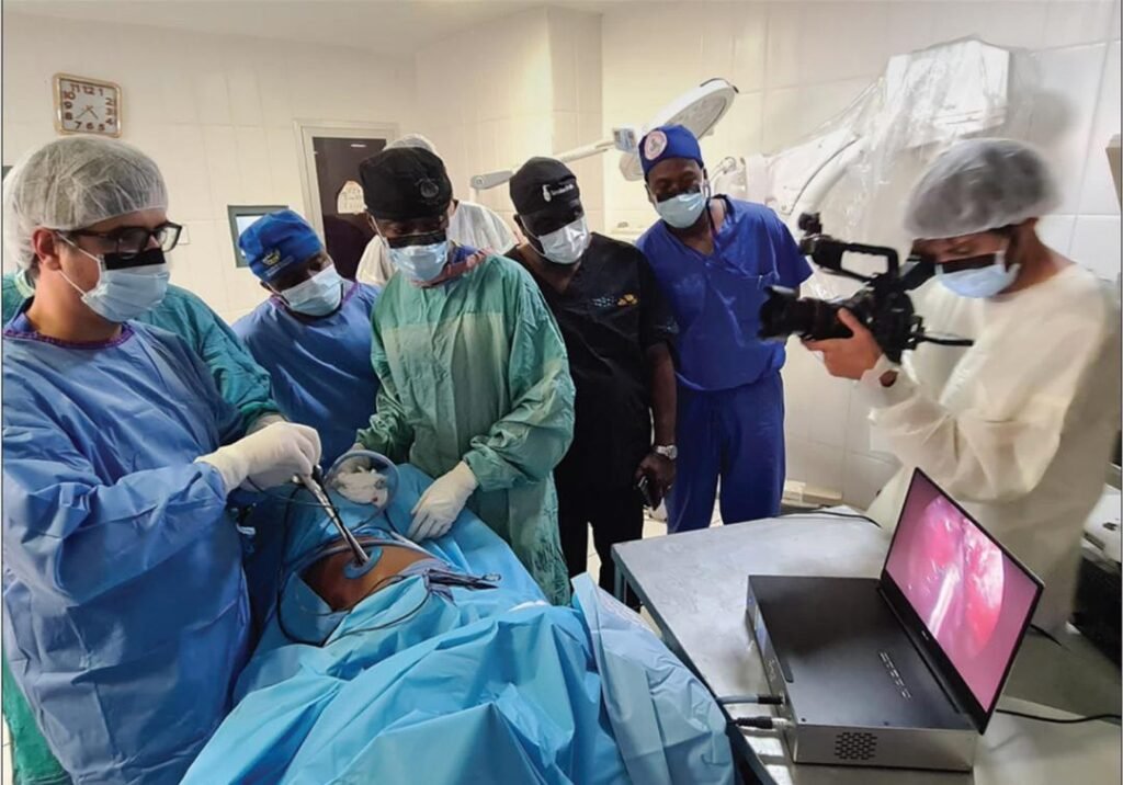 patient saved from amputation in Sierra Leone