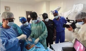 patient saved from amputation in Sierra Leone