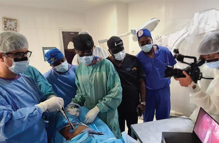 patient saved from amputation in Sierra Leone