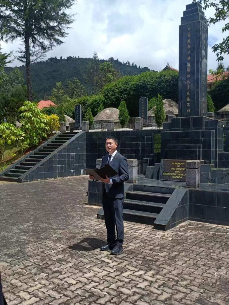 burial site in Rulindo District, where ten Chinese nationals who died decades ago are laid to rest