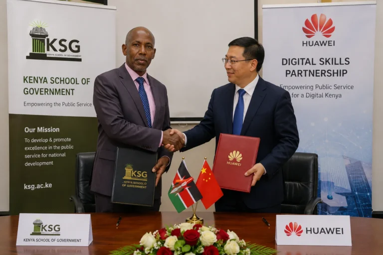 Huawei to Kenya digitize public sector