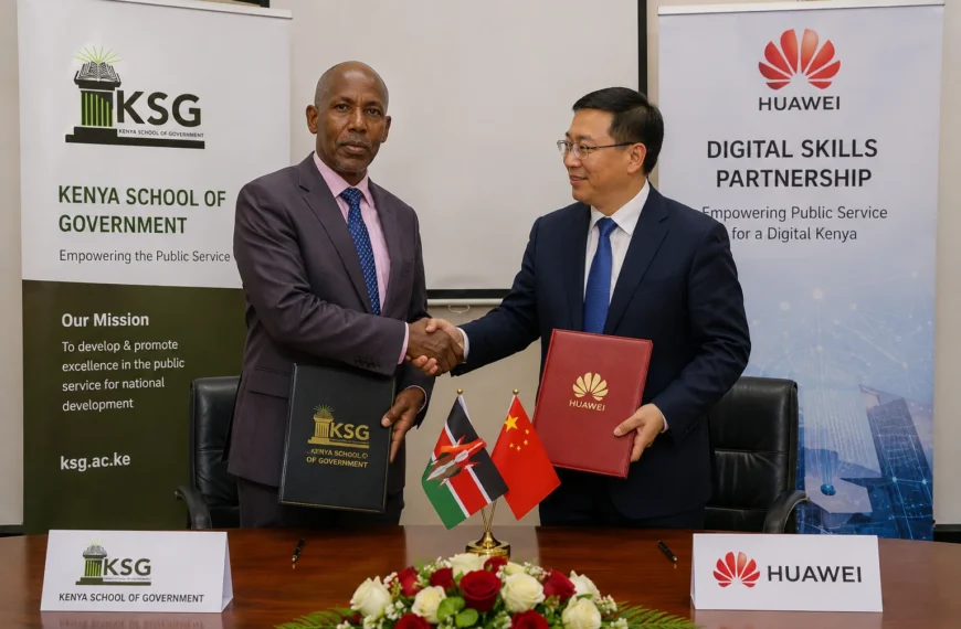 Huawei to Kenya digitize public sector