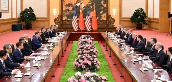 Xi meet Donald Trump