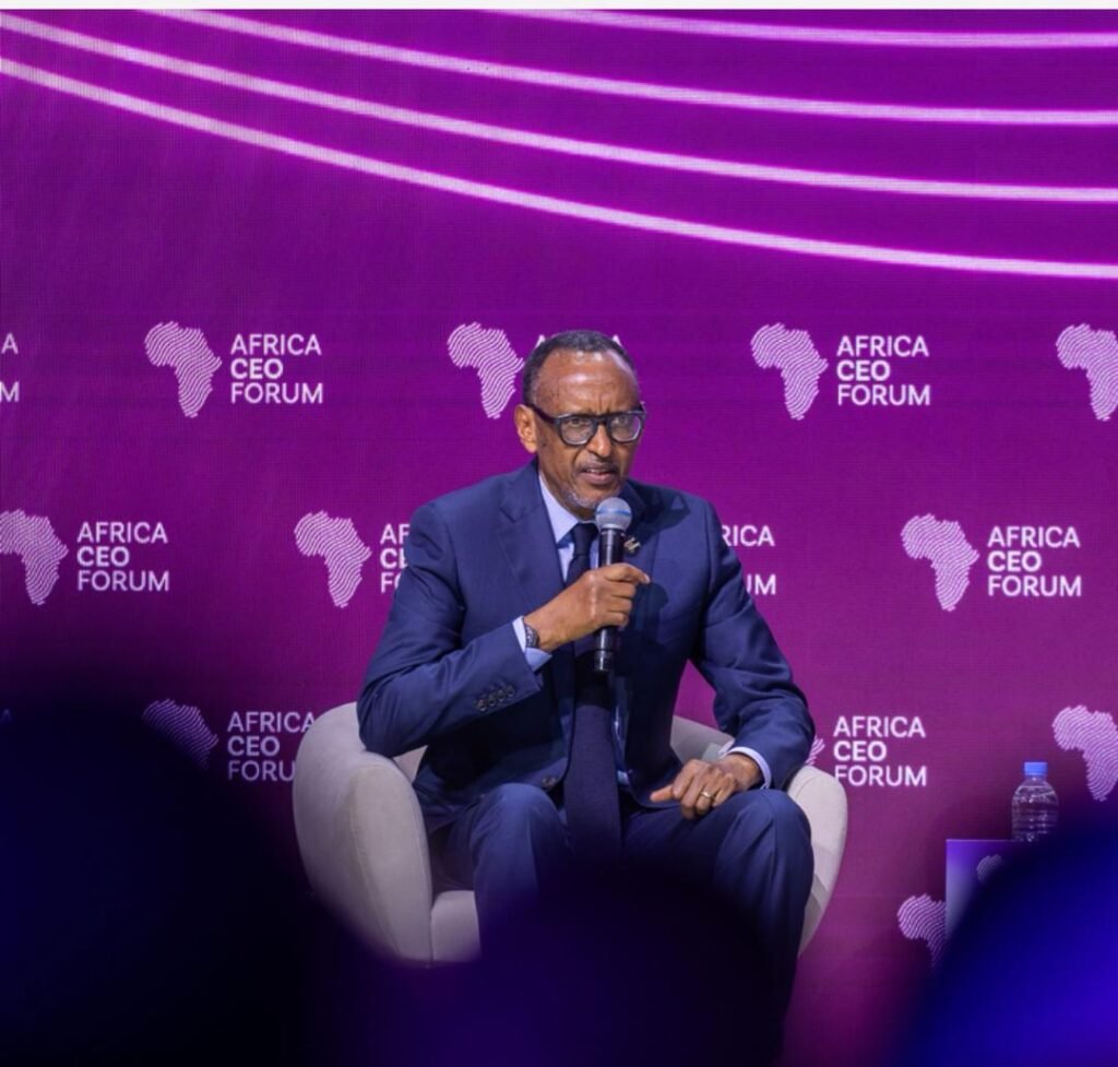 Kagame at Africa CEO Forum 