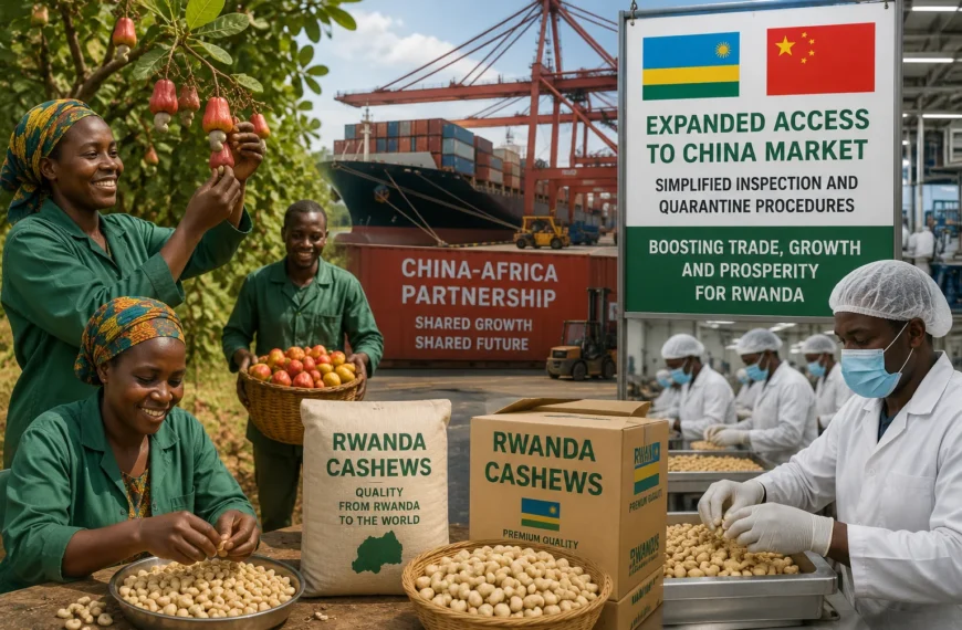 Rwanda’s Cashew Sector Gains New Momentum as China Opens Market Wider to African Exports