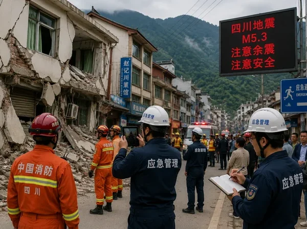 Moderate Earthquake Strikes China's Sichuan Province