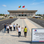rehabilitation of the esplanade of the Congress Palace in Cotonou