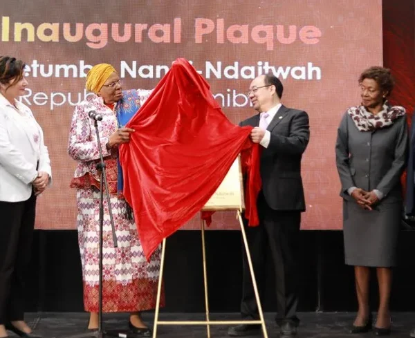 Namibian president inaugurates Chinese-built science exhibition hall