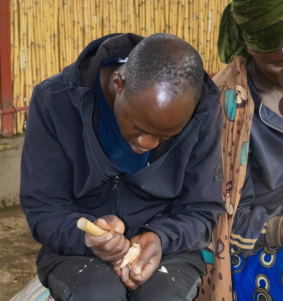 Martin now spends his days crafting souvenirs