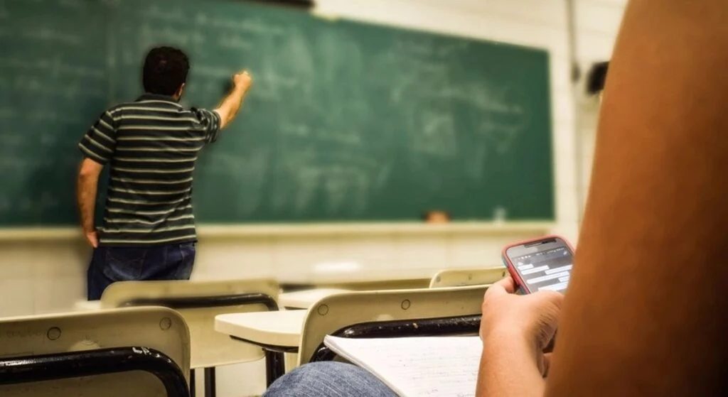 University students in a classroom