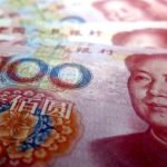 Chinese yuan banknotes
