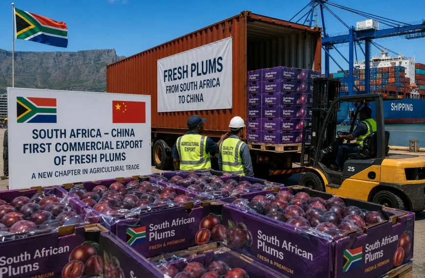 South Africa Ships First Commercial Plum Exports to China