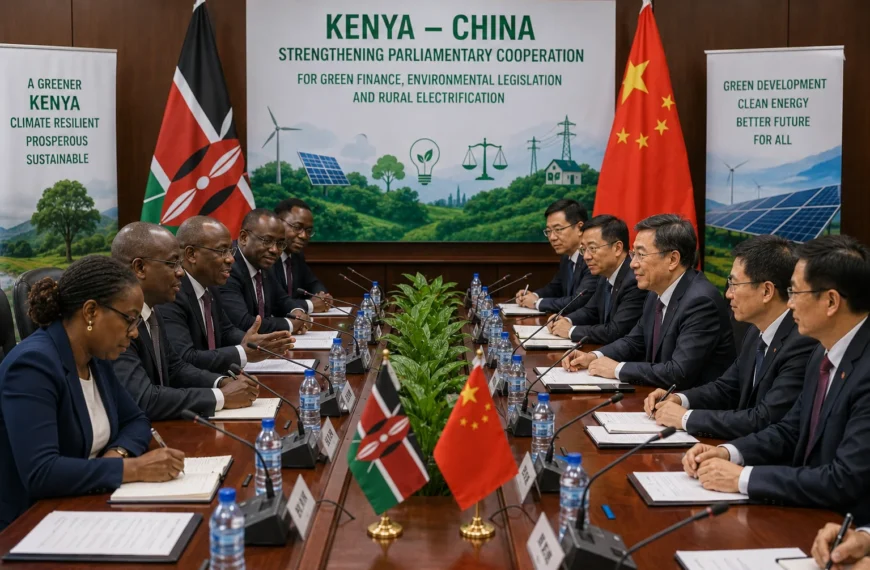 Kenya and China Expand Legislative Dialogue on Green Finance and Rural Electrification