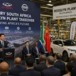 Chery takes over Nissan's former vehicle manufacturing plant in Rosslyn