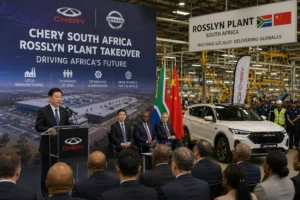 Chery takes over Nissan's former vehicle manufacturing plant in Rosslyn