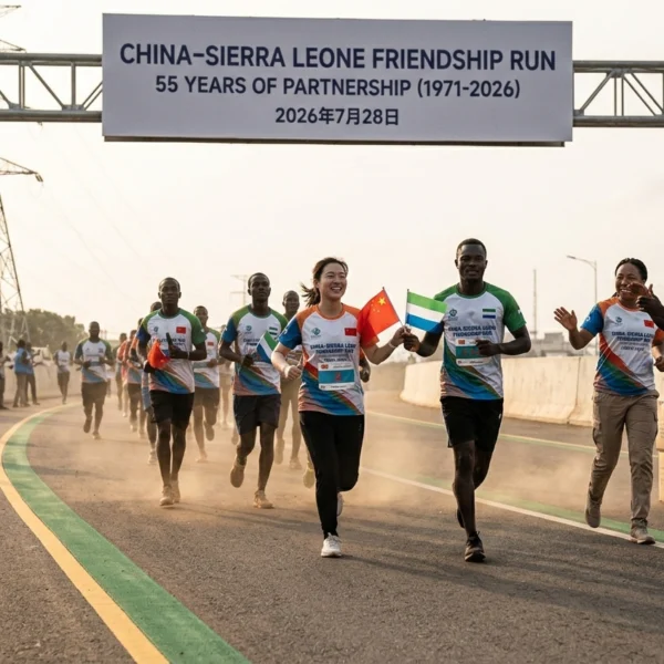 China and Sierra Leone Celebrate 55 Years of Diplomatic Relations with Friendship Run
