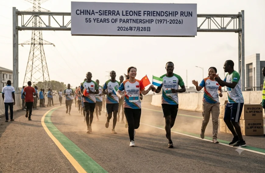 China and Sierra Leone Celebrate 55 Years of Diplomatic Relations with Friendship Run