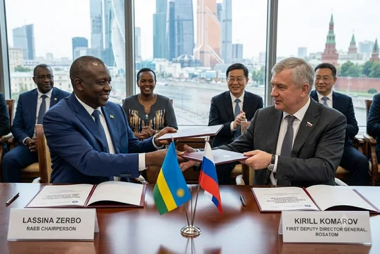 Rwanda, Russian Nuclear Agency Sign Roadmap on Small Modular Reactors