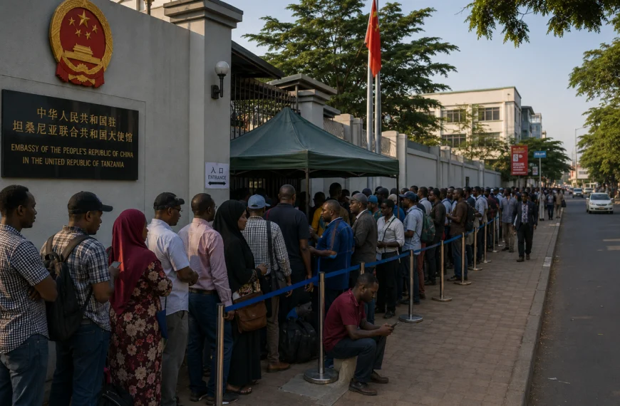 A Visa Queue in Dar es Salaam Exposes the Scale of Tanzania’s China Trade