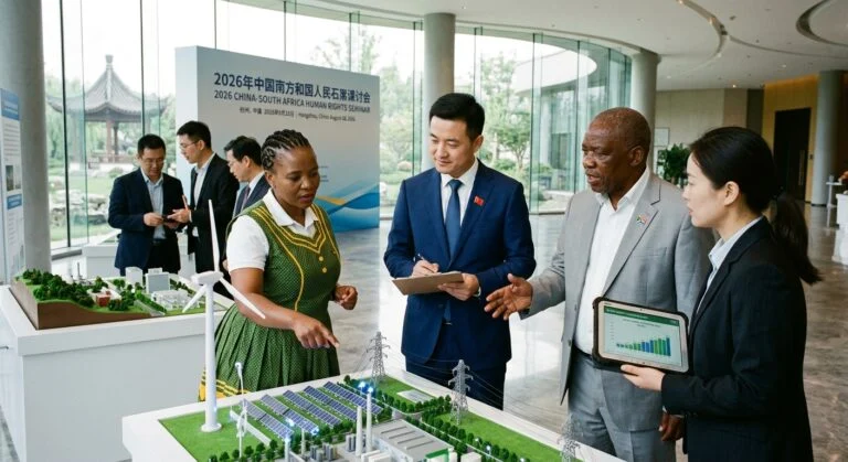 China and South Africa Discuss Development and Human Rights in Global South Forum
