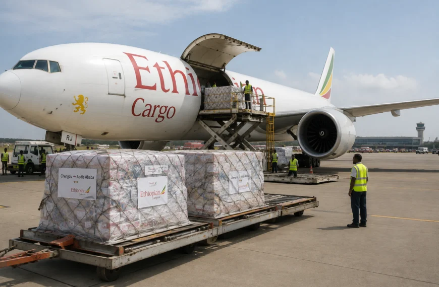 Ethiopian Airlines Chengdu Cargo Route